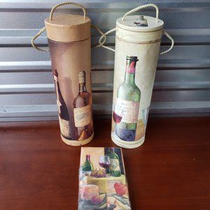 Vintage Tri-Coastal Designs Bottle Storage Gift Box Set